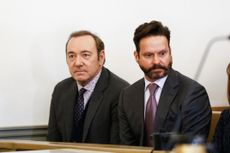 Kevin Spacey and his lawyer.