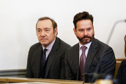 Kevin Spacey and his lawyer.