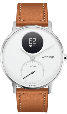 Withings Leather Wristband Steel HR 36mm