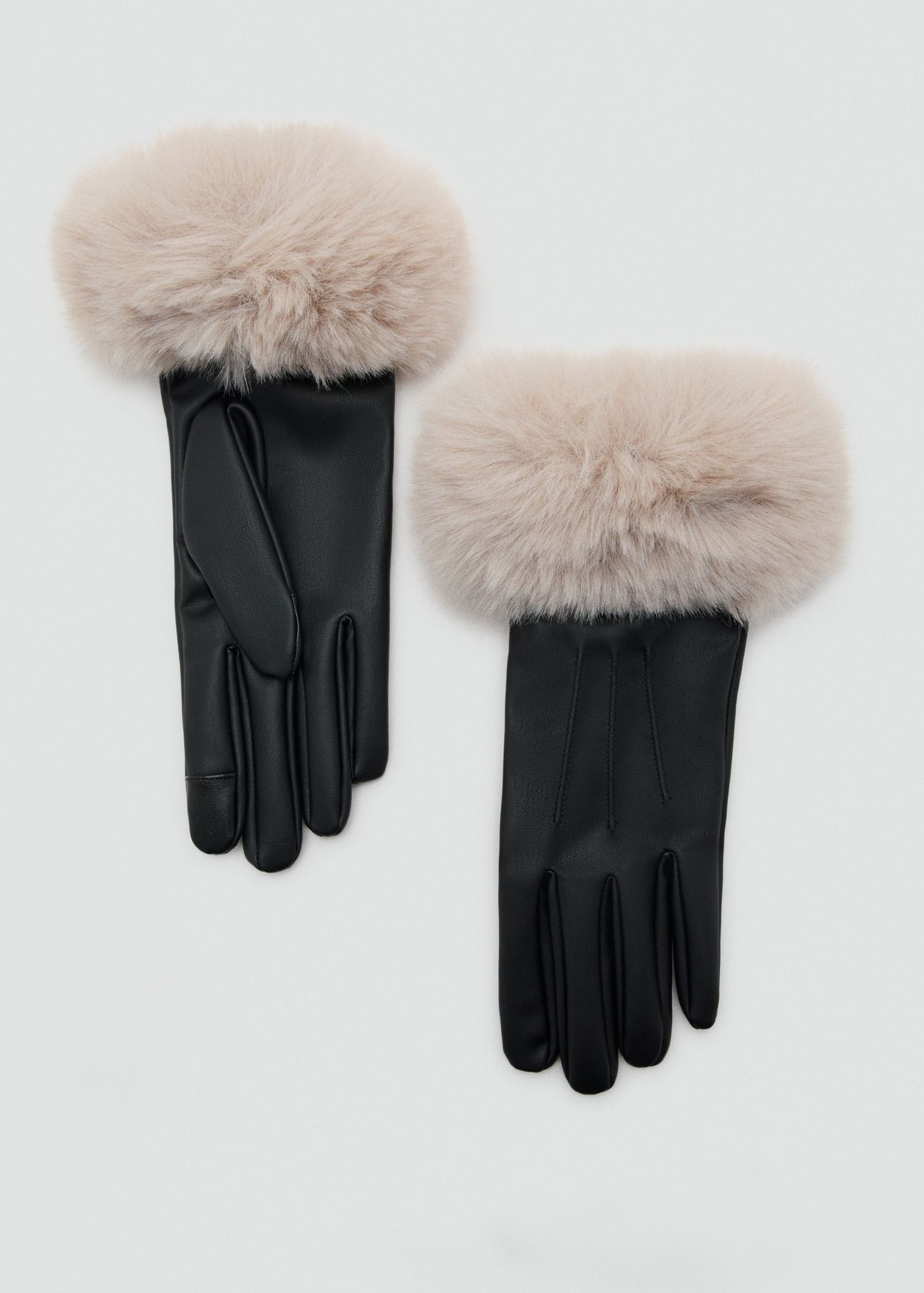 Combined Hair Gloves - Women | Mango Usa