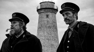 Robert Pattinson and Willem Dafoe in The Lighthouse