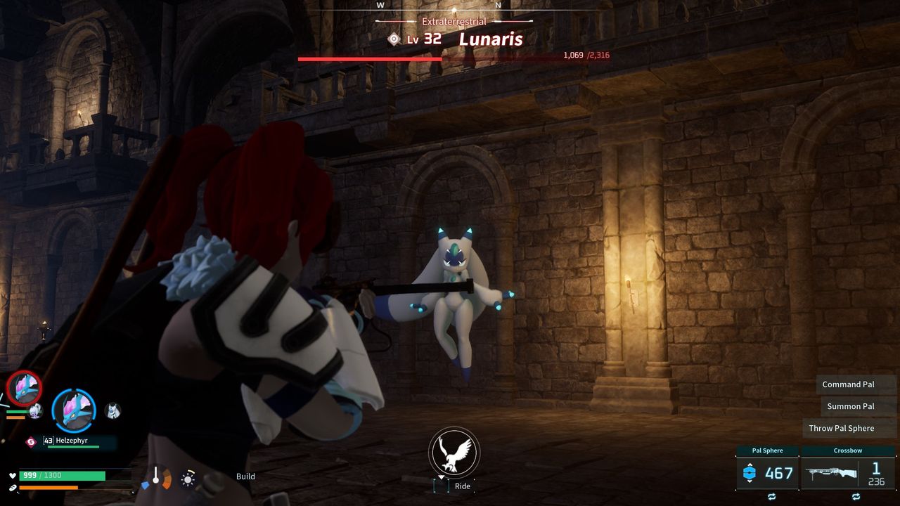 Finding, capturing, breeding and hatching the Lunaris mini boss from Palworld.