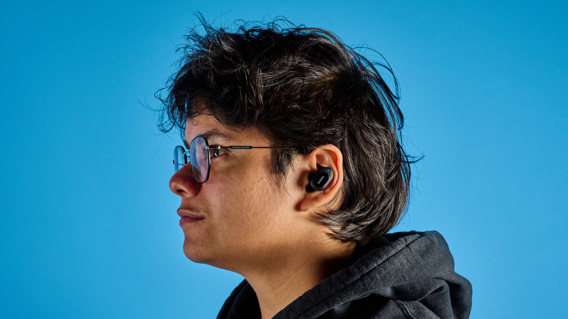 Black Belkin SoundForm Play cheap wireless earbuds