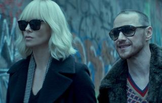 Atomic Blonde Charlize Theron as Lorraine Broughton and James McAvoy as David Percival