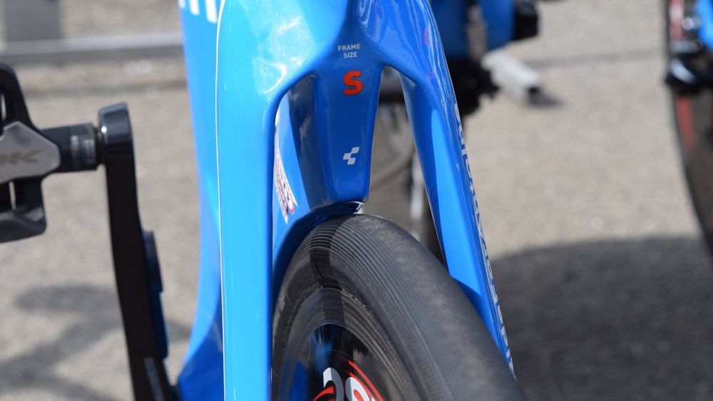 There wasn't much clearance aroound the rear end of the bikes