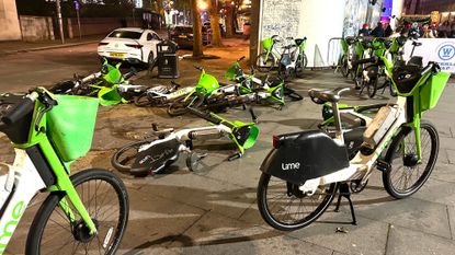 Lime bikes