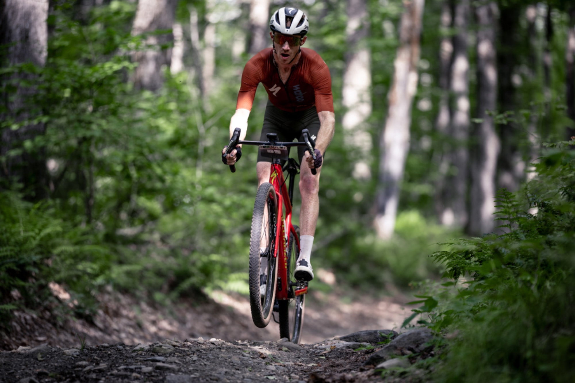 Ian Boswell on course at the Vermont Overland.
