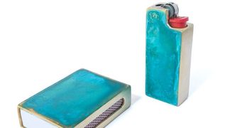 Blue, Teal, Turquoise, Aqua, Electric blue, Azure, Rectangle, Lighter, Book cover, Paper product,