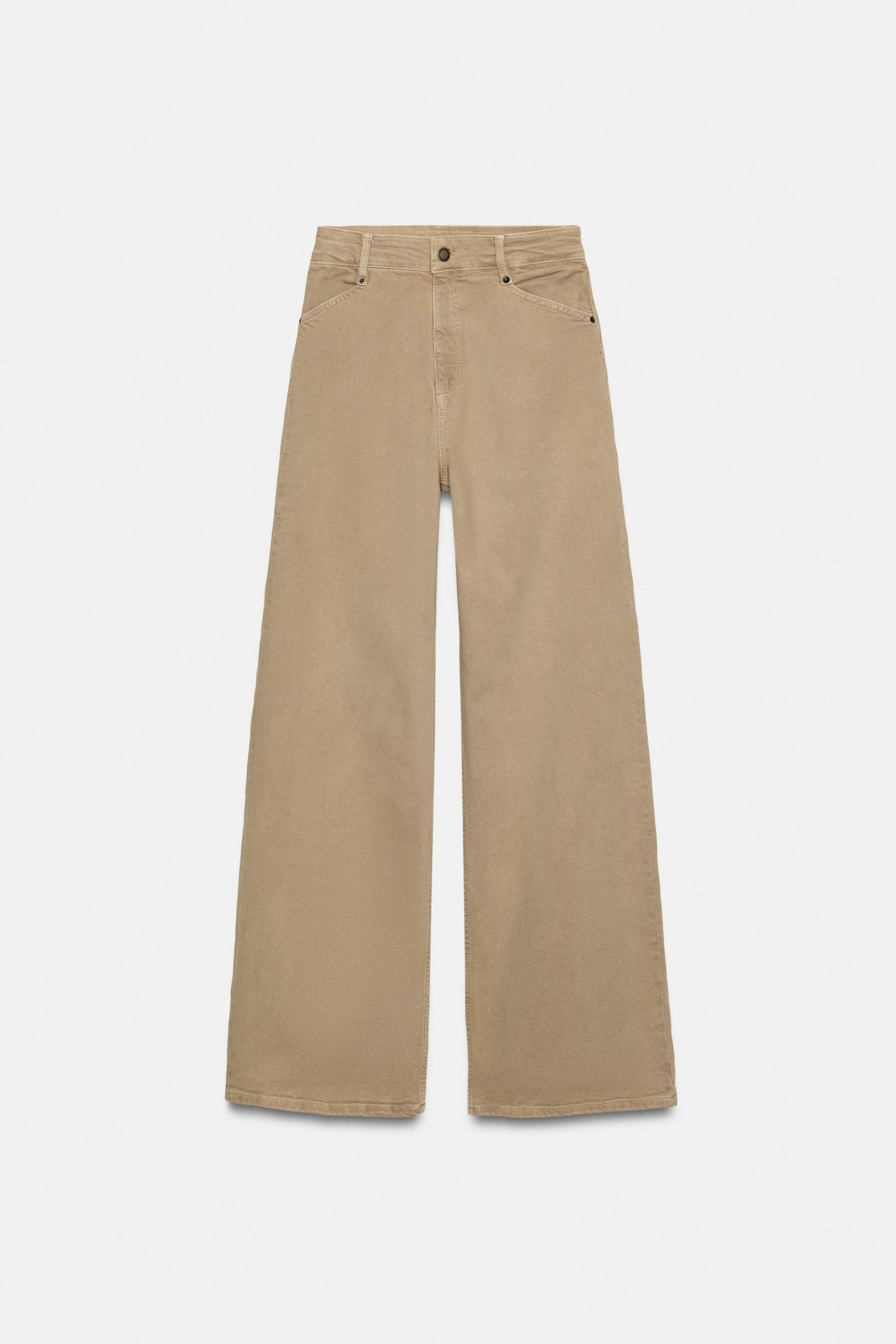 Zara, ZW Collection High-Waist Wide Leg Jeans