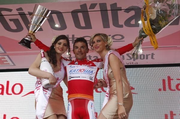 Joaquim Rodriguez (Katusha) overall points winner in the 2012 Giro d'Italia