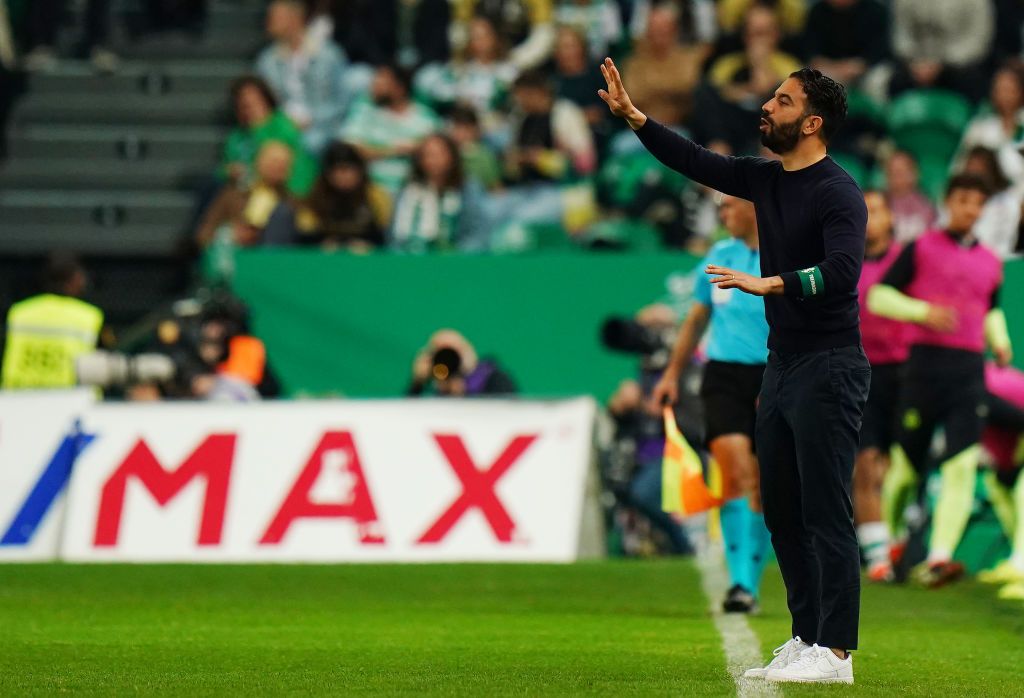 Liverpool target Ruben Amorim of Sporting CP in action during the Liga Portugal Betclic match between Sporting CP and Boavista FC at Estadio Jose Alvalade on March 17, 2024 in Lisbon, Portugal. (Photo by Gualter Fatia/Getty Images) style of play and tactics