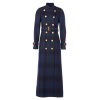 Full-Length Marlborough Trench Coat in Heather Tartan,£849 ($1,058.70) | Holland Cooper