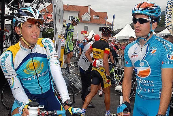 Swiss riders Steve Morabito &amp; Johann Tschopp are talking about their breakaway.