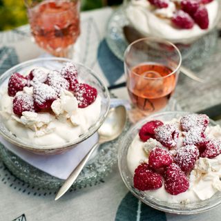 Raspberry Meringue Trifles