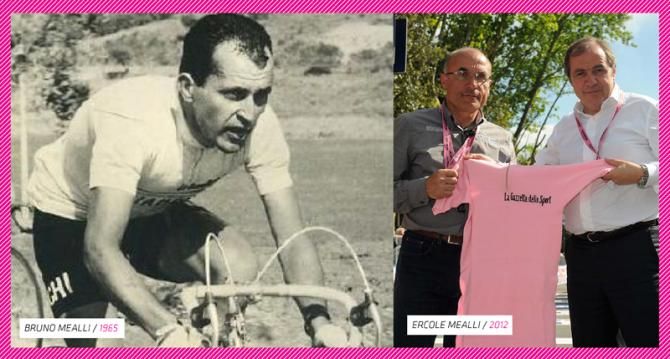 Bruno Mealli's pink jersey from 1965