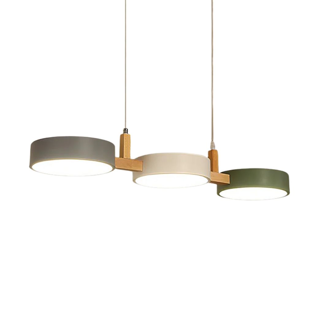 Lampsmodern-UK, Contemporary Metal Cylinder Multi Light Nordic Pendant Light