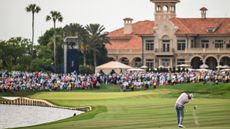 The 18th hole at TPC Sawgrass