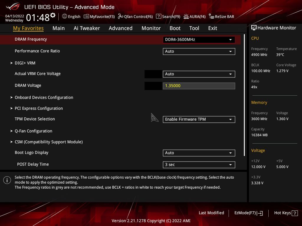 Asus ROG Strix B660-A Gaming WIFI D4