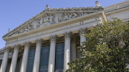 A general view of the National Archives Building in Washington, D.C.