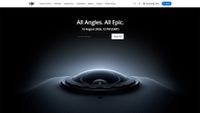 DJI Osmo 360 II teaser on the DJI Hong Kong homepage