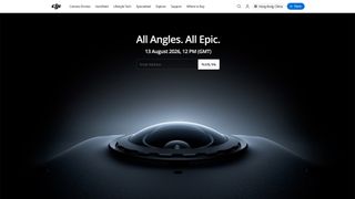 DJI Osmo 360 II teaser on the DJI Hong Kong homepage