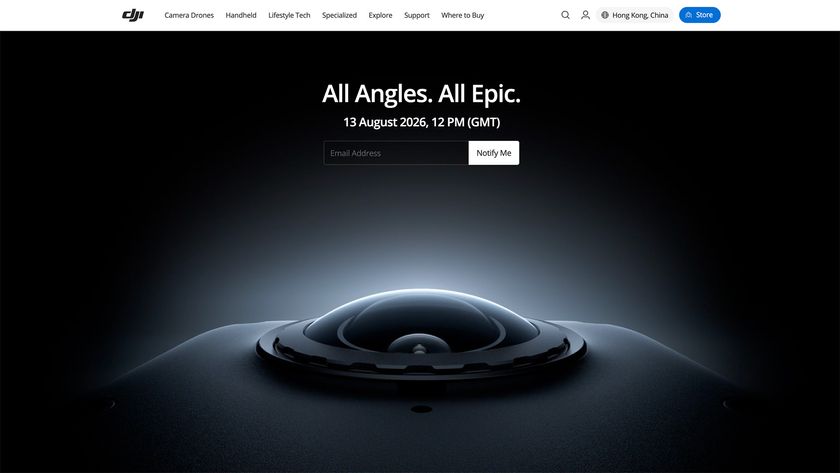 DJI Osmo 360 II teaser on the DJI Hong Kong homepage