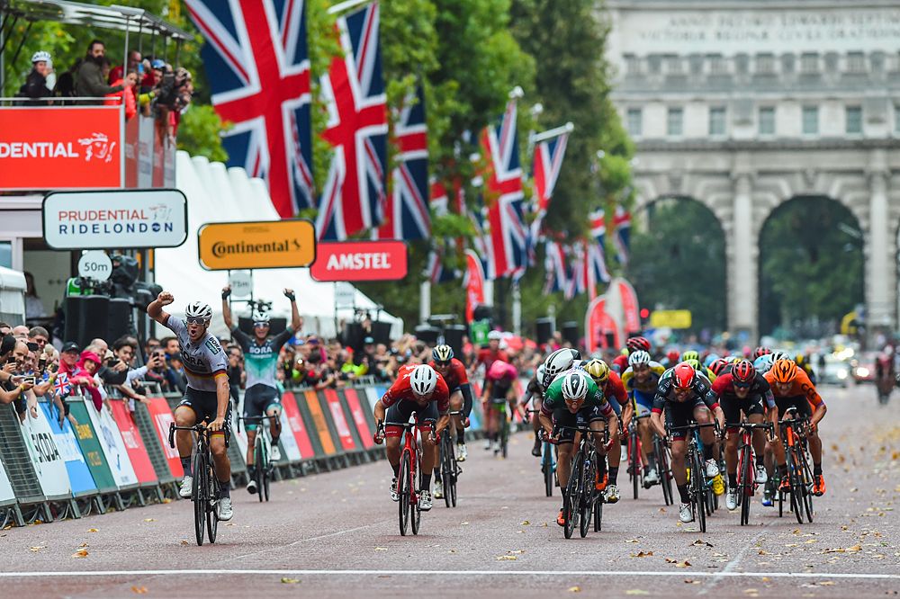 Pascal Ackermann (Bora-Hansgrohe) wins Prudential RideLondon-Surrey Classic