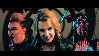 Lzzy Hale in the video for The Cutter