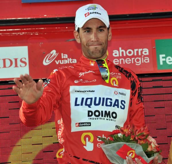 Vincenzo Nibali (Liquigas-Doimo) takes over as race leader after stage 14.
