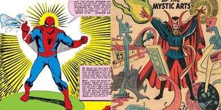 Spider-Man Doctor Strange Steve Ditko illustrations