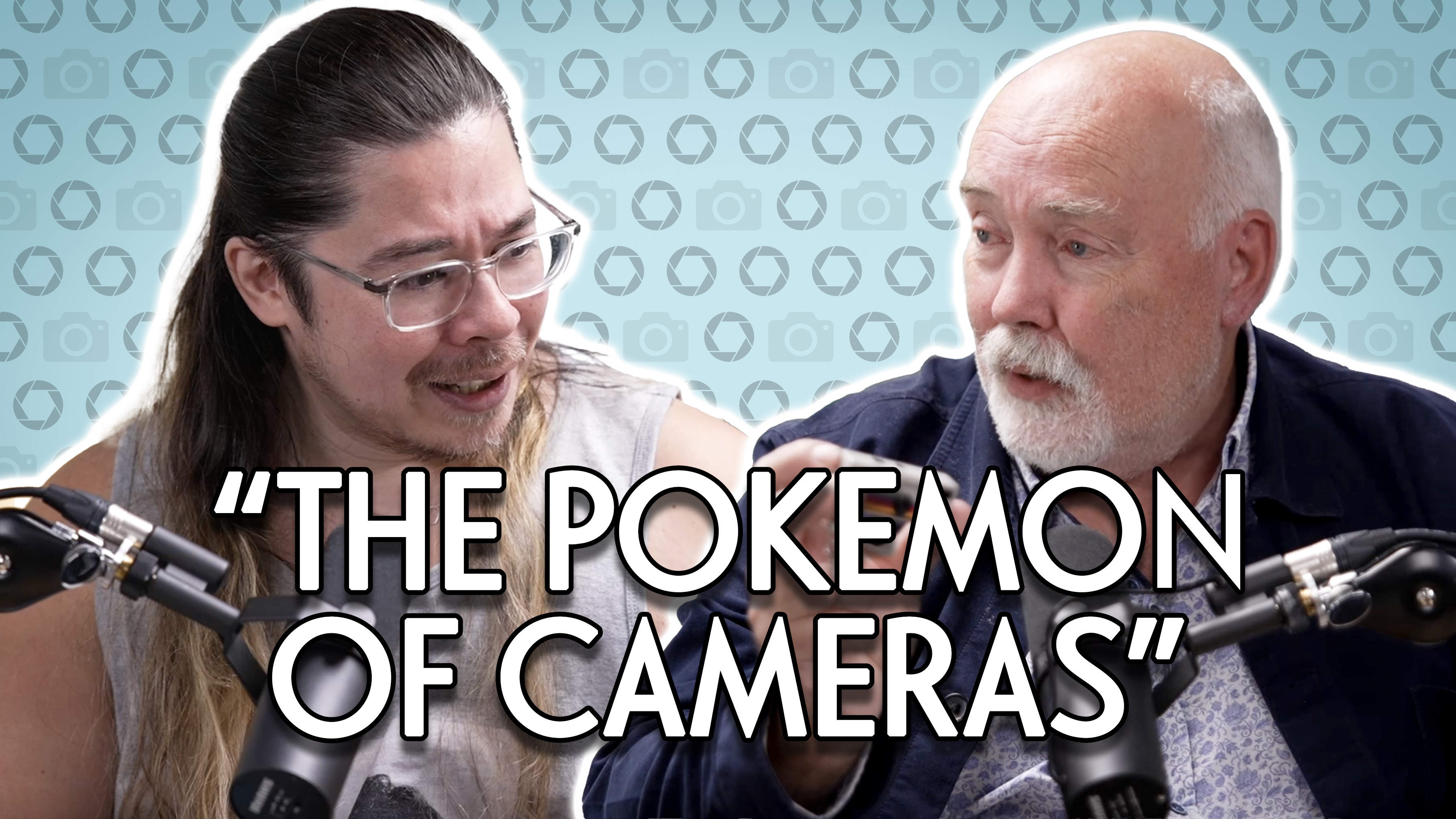 Bokeh Face thumbnail depicting James Artaius and Chris George, with the text, &quot;The Pokémon of cameras&quot;