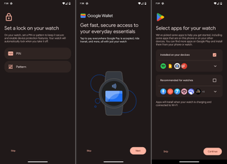Set up Google Pixel Watch PIN, Google Wallet, and install apps
