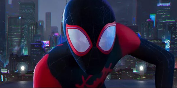 Miles Morales close up Spider-Man: Into The Spider-Verse