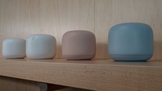 Four Nest Wifi color options