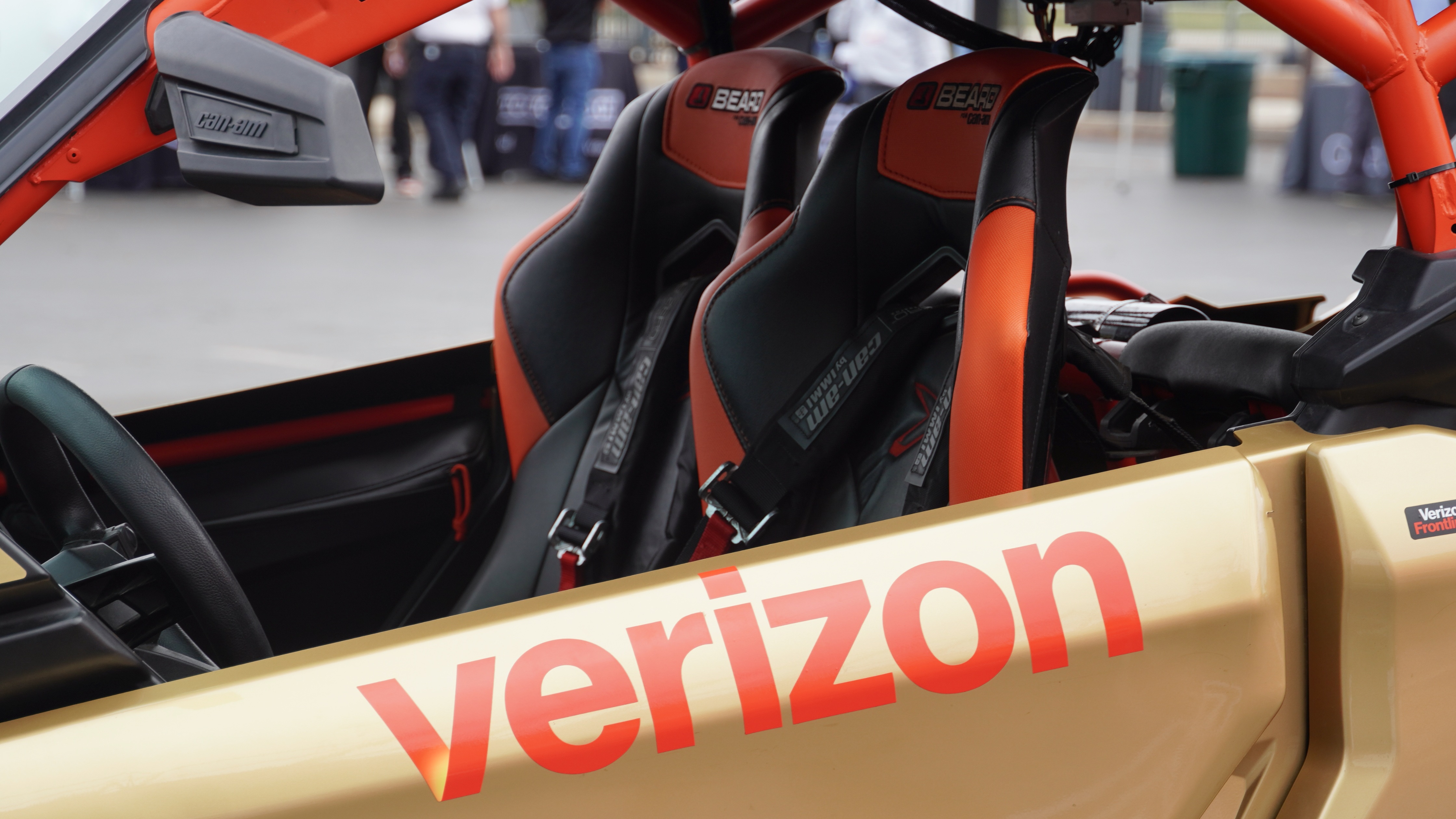 Verizon Frontline equipment on display at the Philadelphia Roadshow.