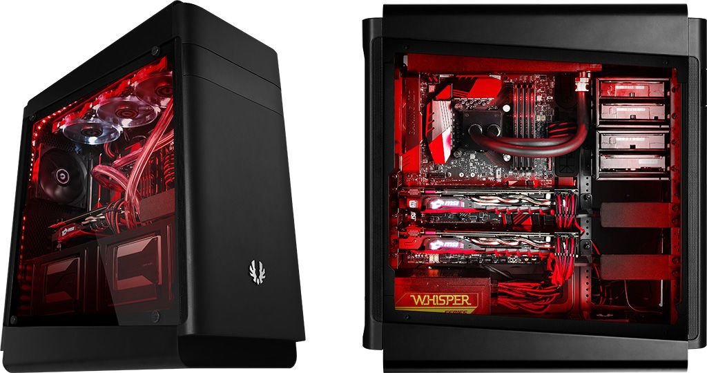 Bitfenix Shogun case wields dual tempered side panels to showcase big ...