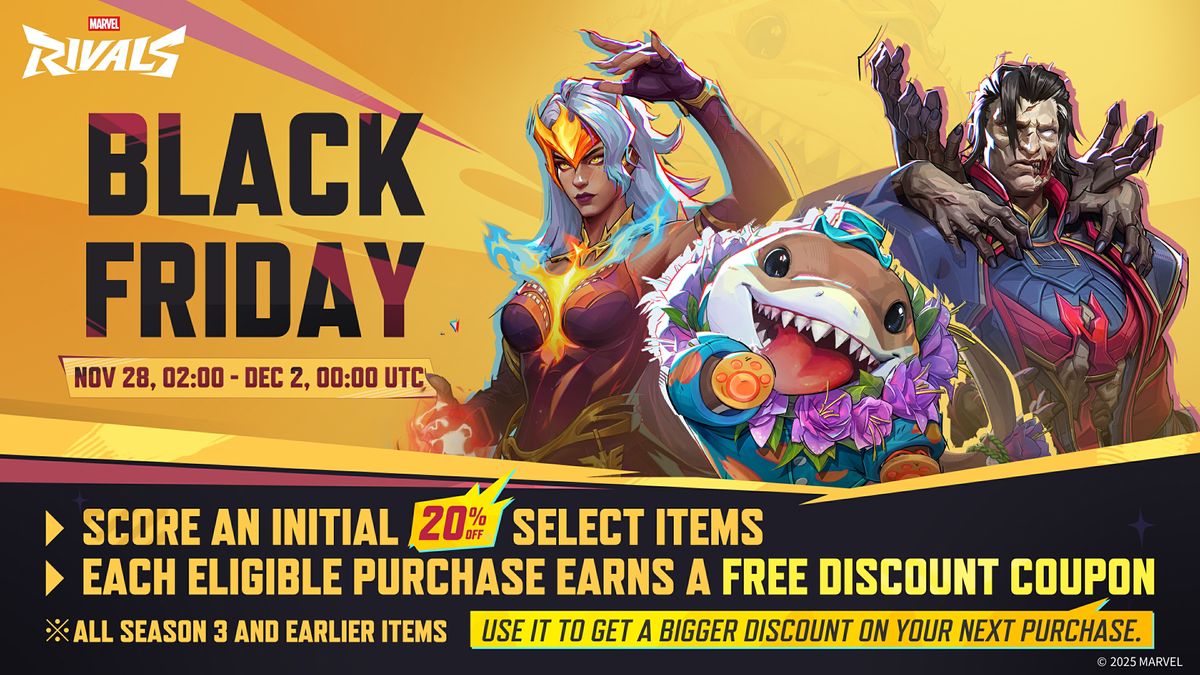 Mixedfy Rivals Marvel Rivals is having a Black Friday Blowout to celebrate the game's ...