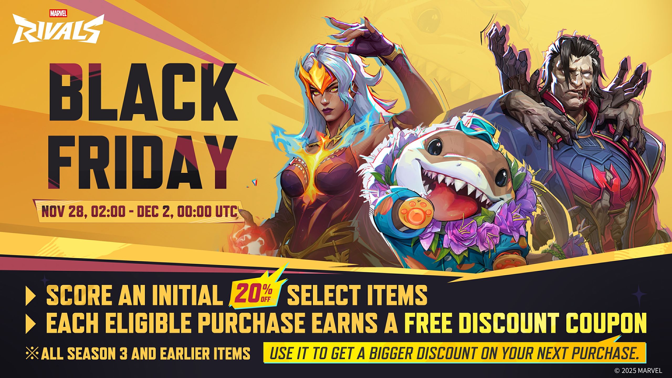 Marvel Rivals mengadakan Black Friday Blowout untuk merayakan ulang tahun pertama game tersebut – begini cara kerjanya