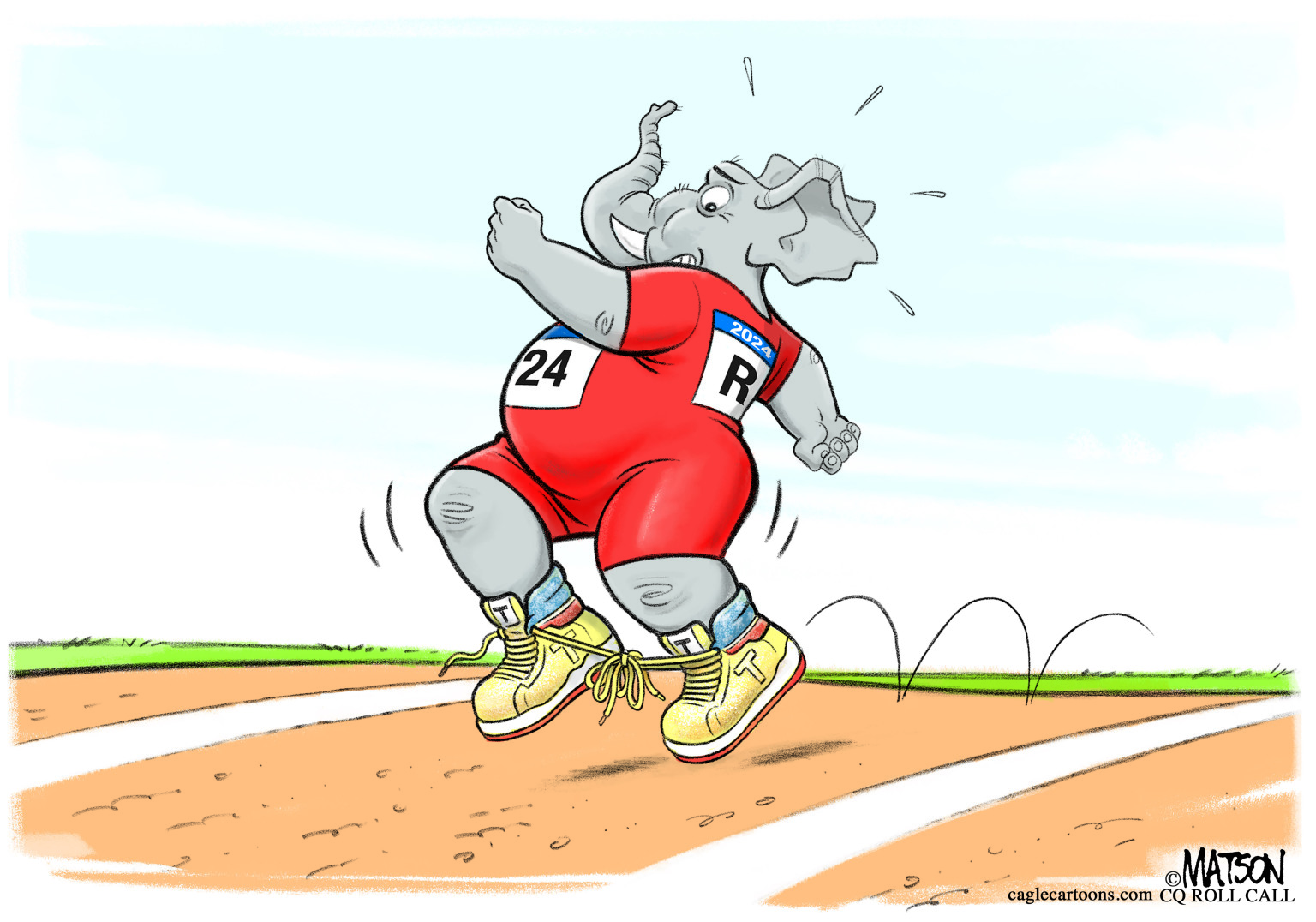 Political cartoon