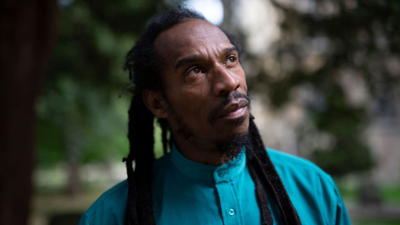 A portrait of Benjamin Zephaniah