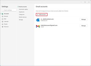 Windows 11 Outlook add email account