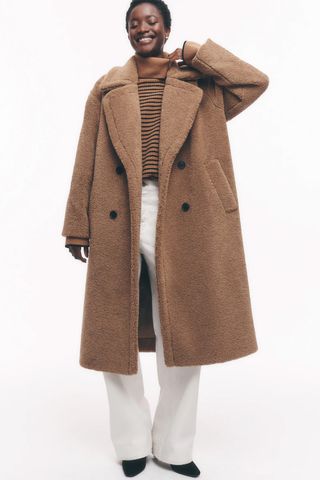 ﻿Madewell Teddy Long Coat