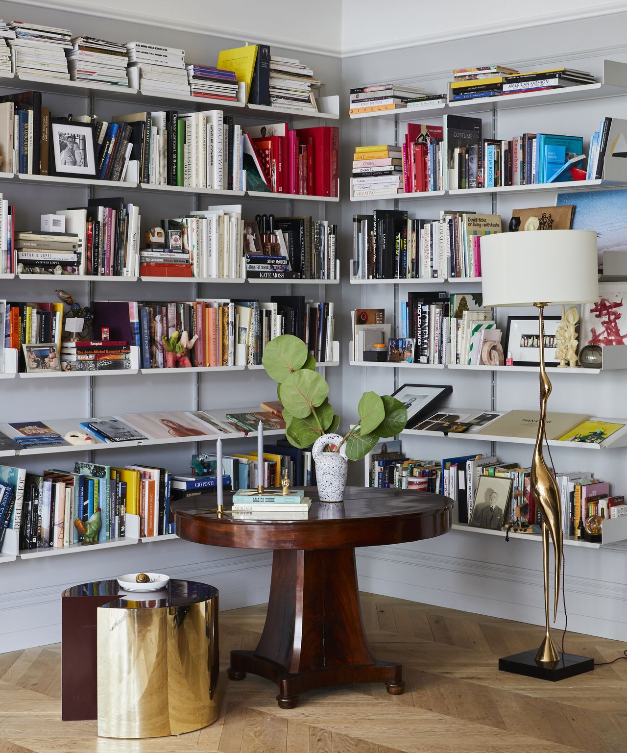 This is the exact bookcase Jenna Lyons uses in her apartment Livingetc
