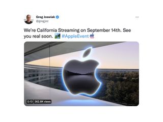 Apple Event September 2021 Twitter Hashflag