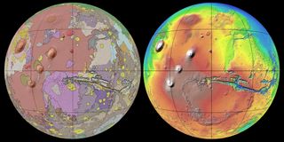 This new global geologic map of Mars depicts the most thorough representation of the “Red Planet’s” surface. This map provides a framework for continued scientific investigation of Mars as the long-range target for human space exploration.