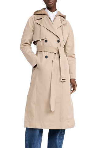 Avec Les Filles Belted Trench Coast