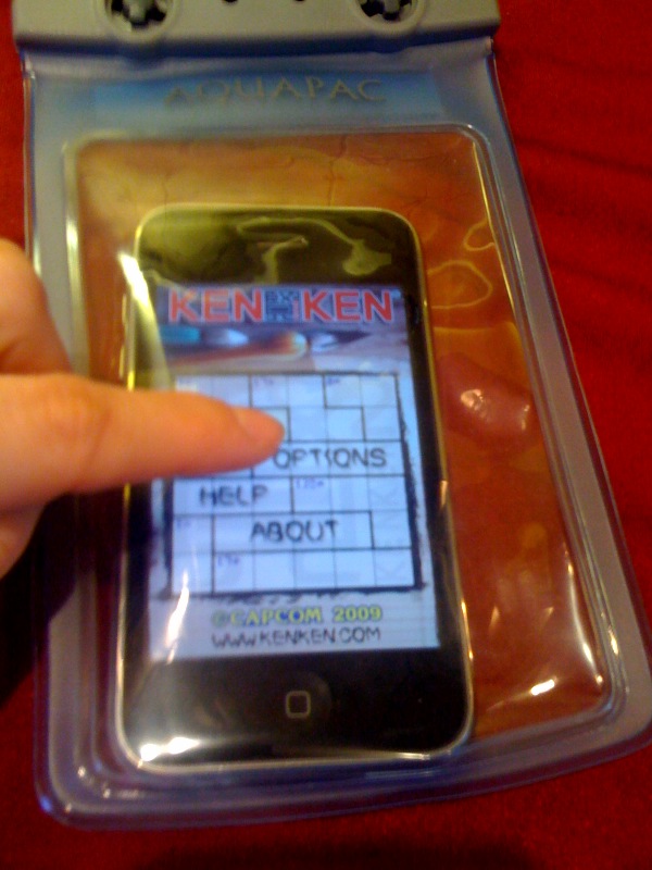 Aquapac iPhone on