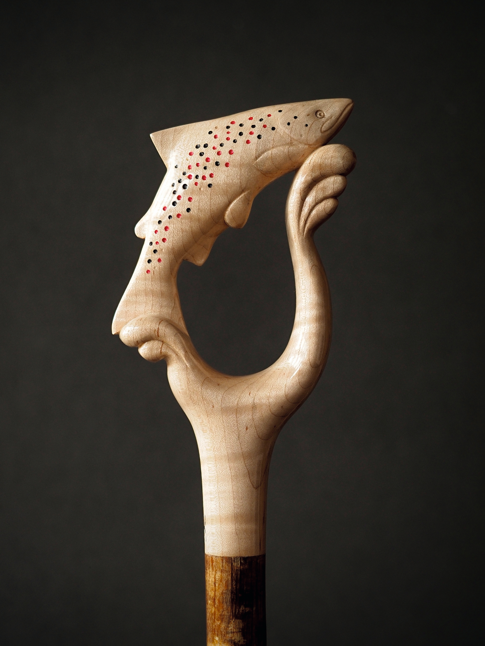 Colourful walking sticks by Raif Killips