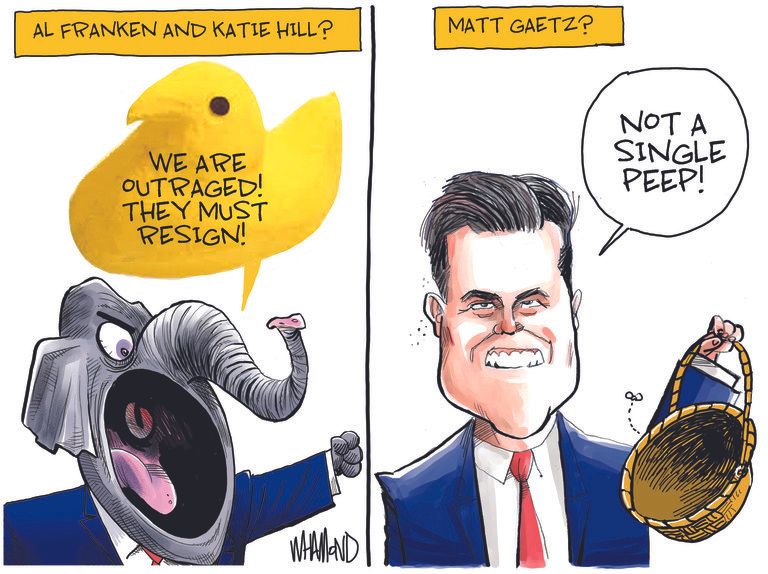 Political Cartoon U S Gop Matt Gaetz The Week