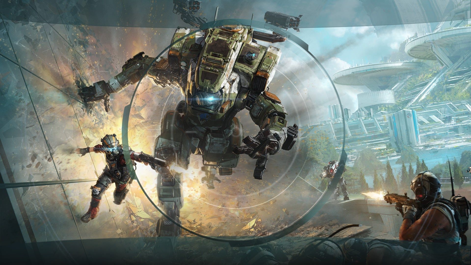Titanfall 2 handson grappling hooks, laser mechs and a better sequel